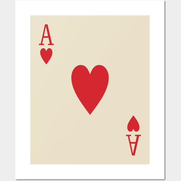 Ace Of Hearts Wall Art by PeppermintClover